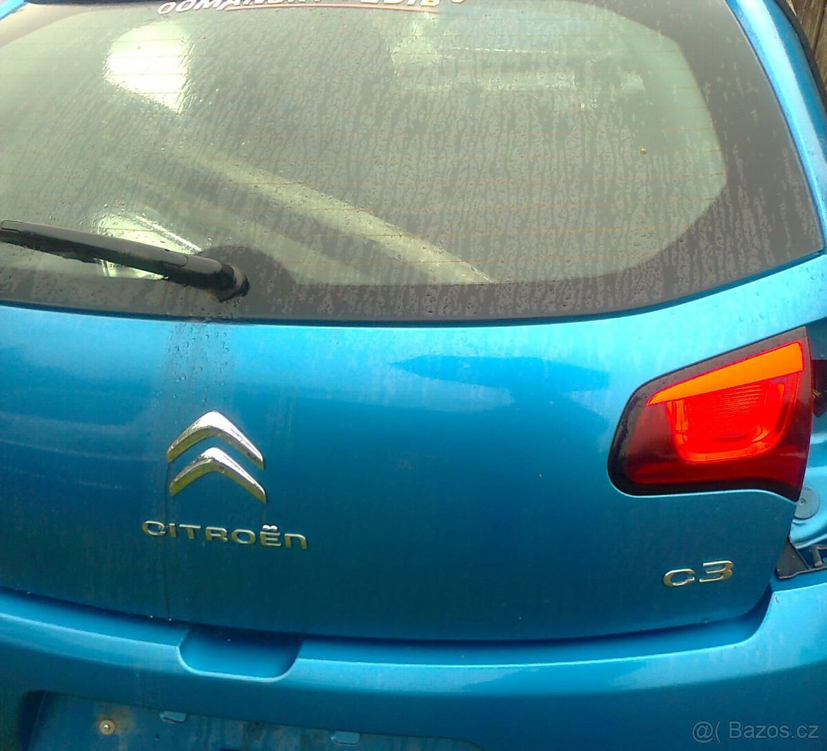 Citroen C3, r.v.2009-2016, zadní, 5.té dveře kufru, KGWD