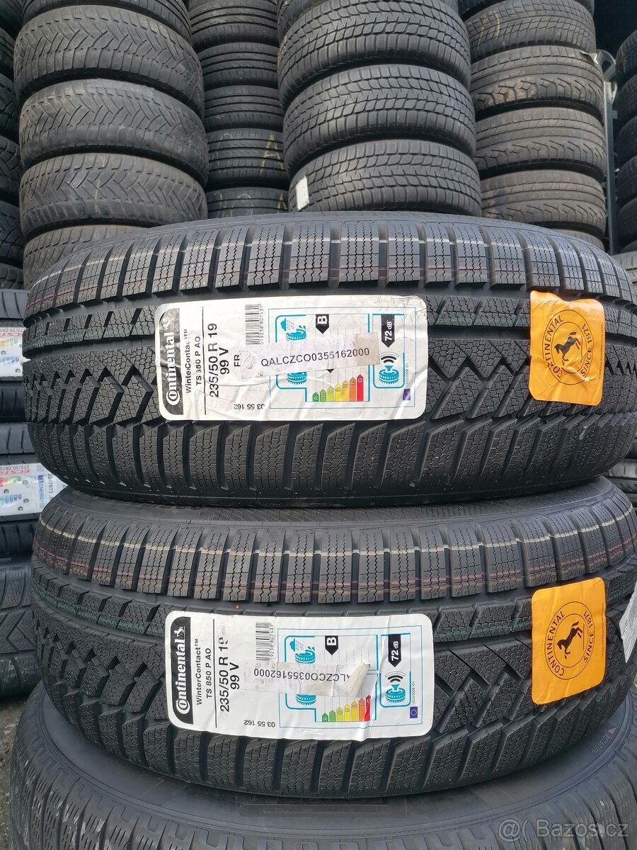 Zimní pneu=235/50 R19=CONTINENTAL=2ks=NOVÉ