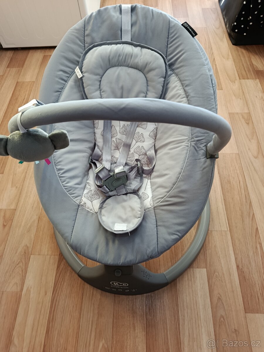 Houpací lehátko Kinderkraft Luli Grey