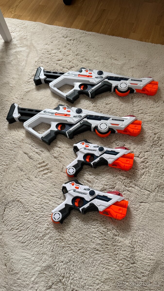 Nerf LaserOps Pro sada 4 zbraně
