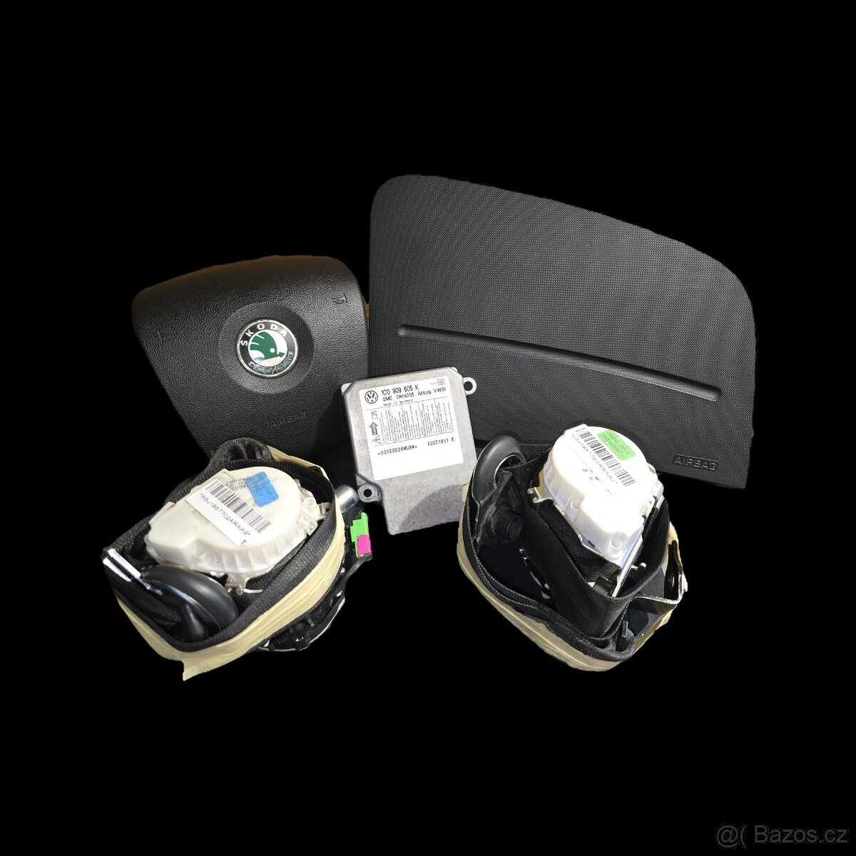 Škoda Fabia 2 -> Roomster Kompletní AirBagová Sada