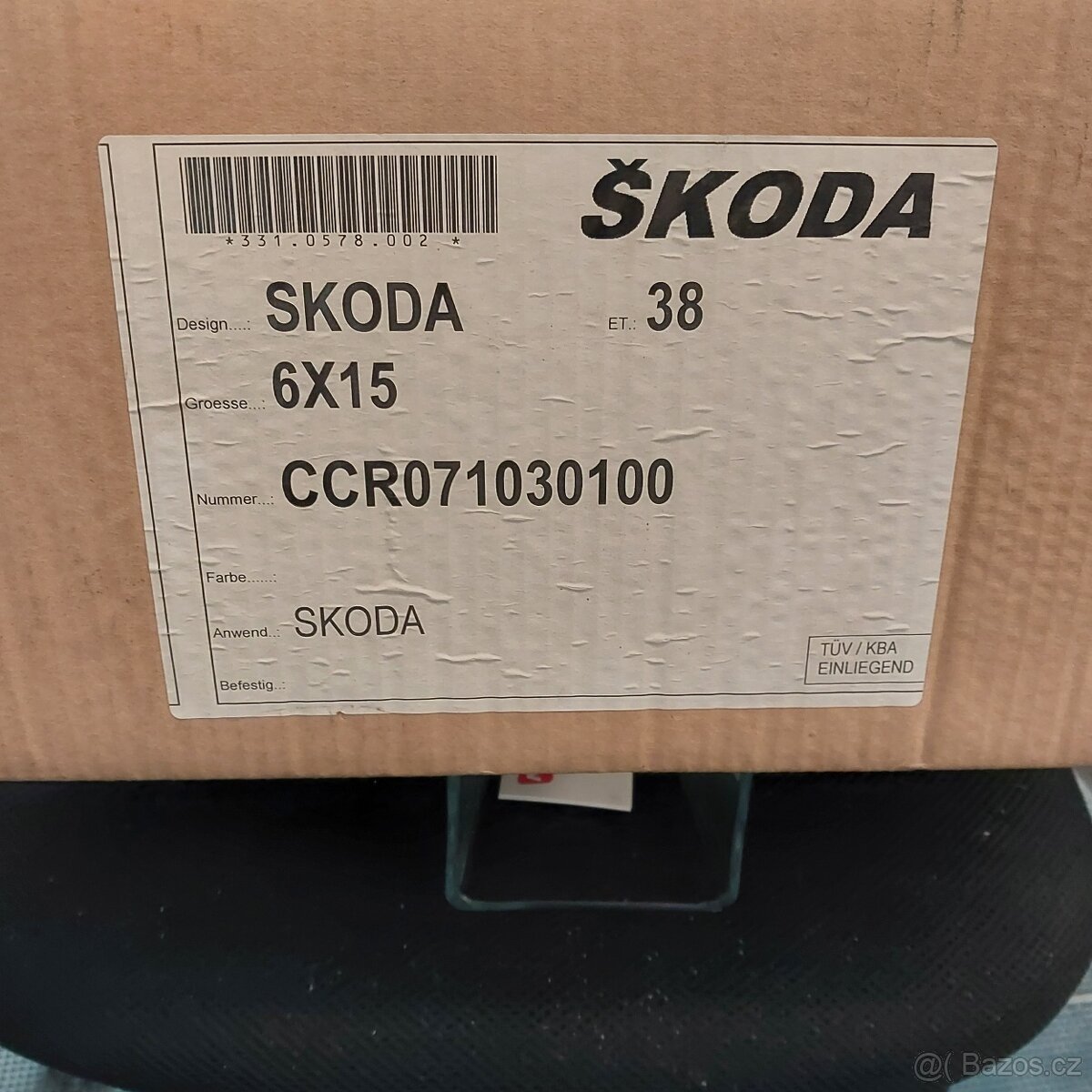 Originální alu disk Škoda