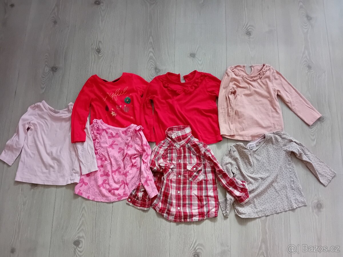 Trička a košile velikost 92