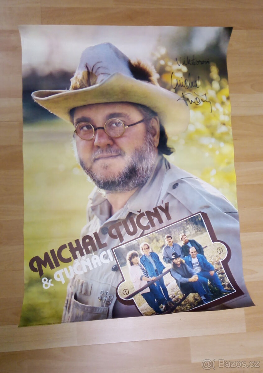 Plakát - Michal Tučný - s autogramem