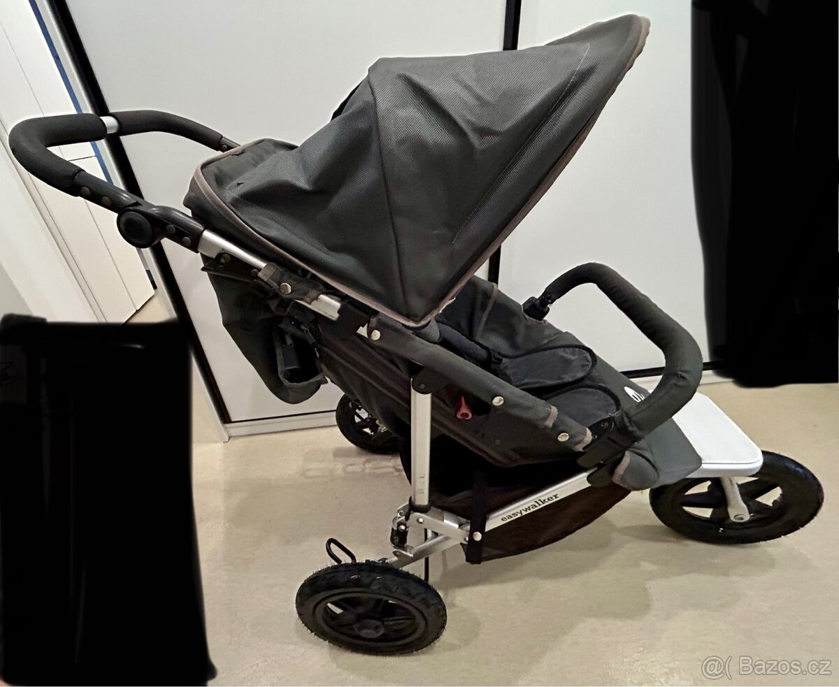 Kočárek Easywalker Sky Plus Korbička + příslušenství