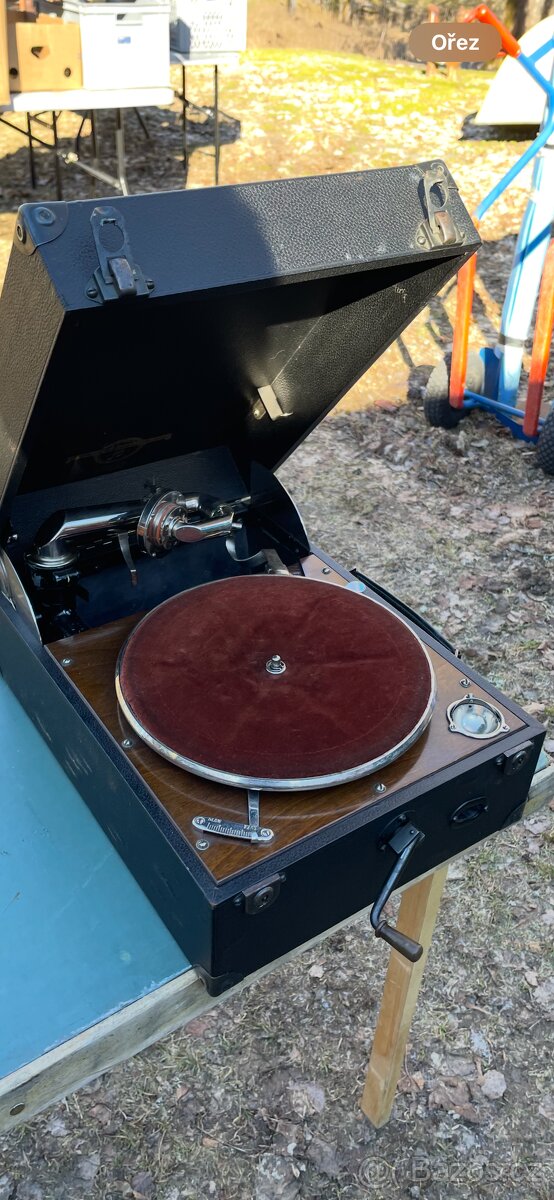 Gramofon, radio, fonograf, mlýnek