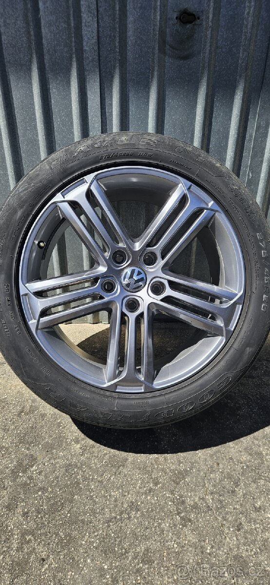Originál alu kola VW touareg včetně nových pneu