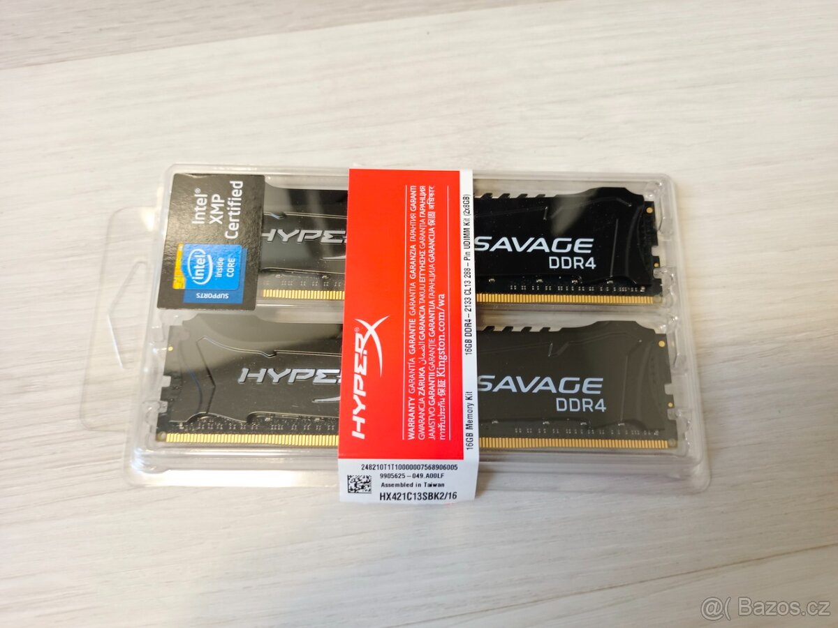 Paměti Kingston 16GB