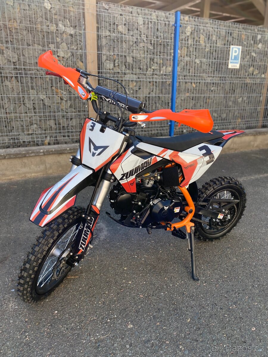 Pitbike Zuumav S3 125cc 14/12 - oranžová