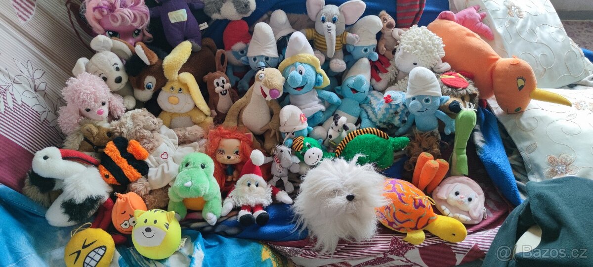 Plyšáci,panenky
