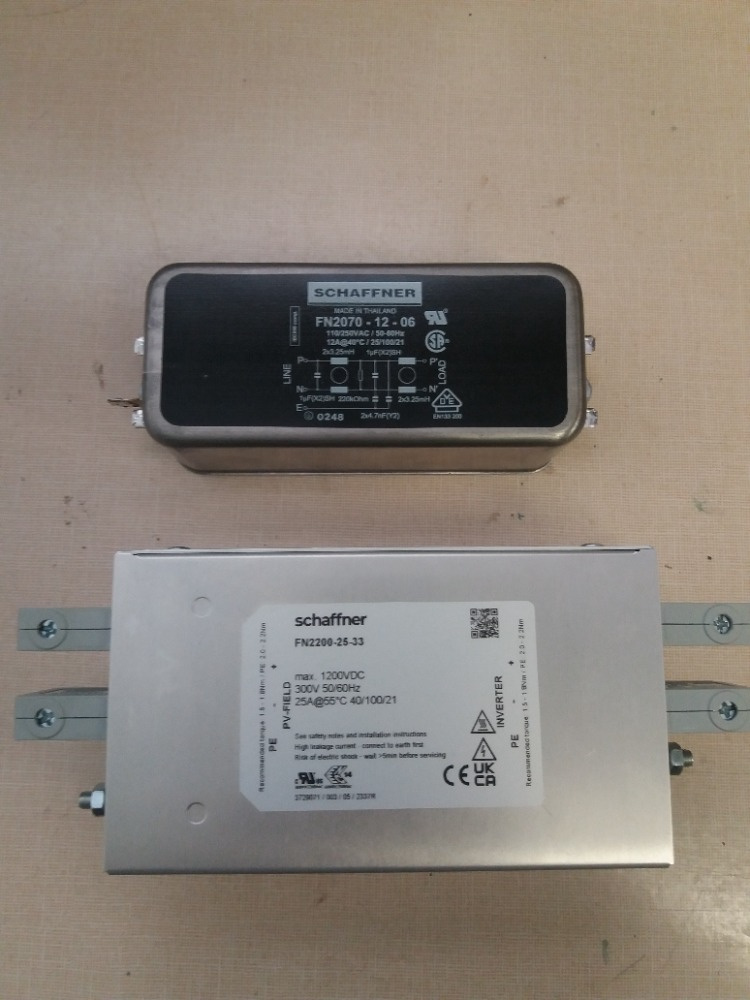 Filtry Schaffner,  Fuji