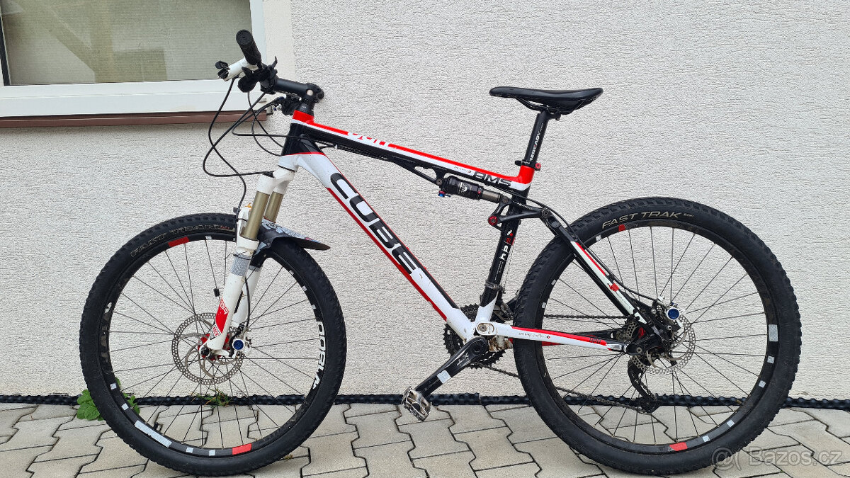 Celoodpružené kolo Cube AMS 100 PRO, Vzduch vidlice, Rám L