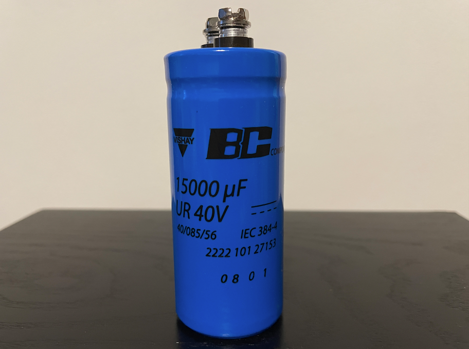 Kondenzátor BC VISHAY 15000 µF / 40V - Pro Hi-Fi audio