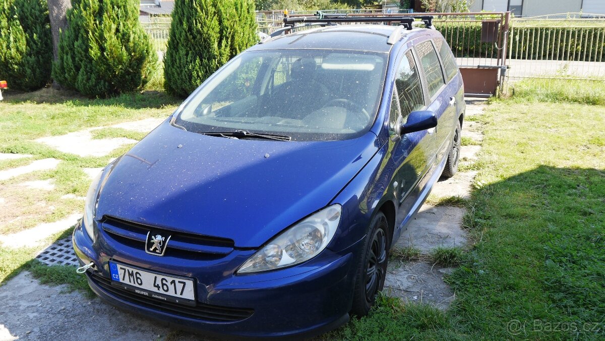 Peugeot 307 SW, 2,0 HDI 90 - nepojízdný