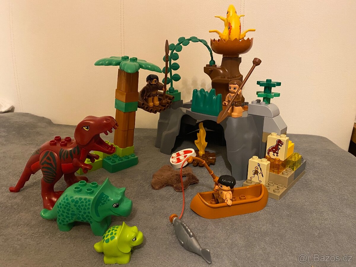 Lego Duplo -Dino údolí - dinosauři pračlověk - set 5598