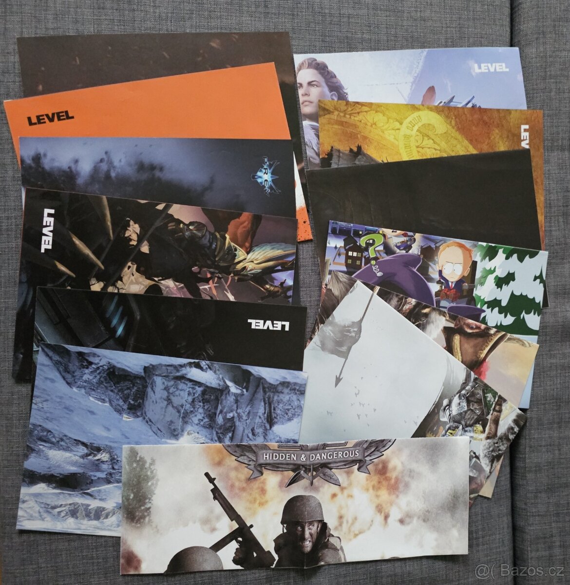 Plakáty z časopisů LEVEL