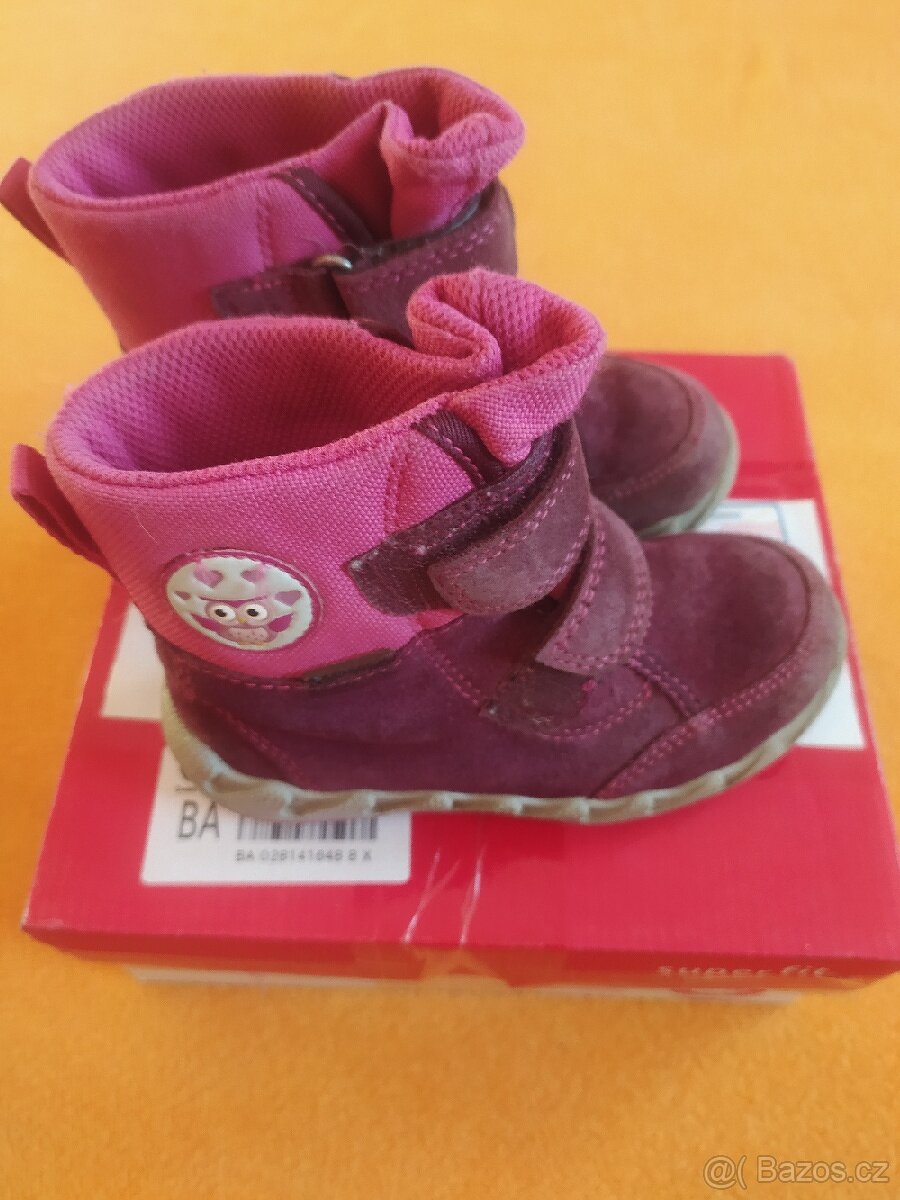 Dětské dívčí zimní teplé nepromokavé sněhule vel 25