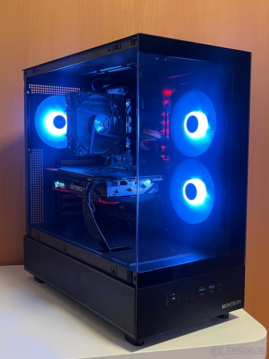 Herní pc GTX1080TI/ryzen 5 3600/16GB RAM/250GB SSD+2TB HDD