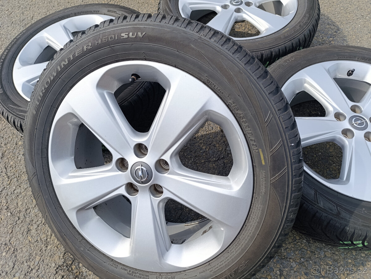 5x105 Opel Mokka 7Jx18 ET38 alu disky zimní sada