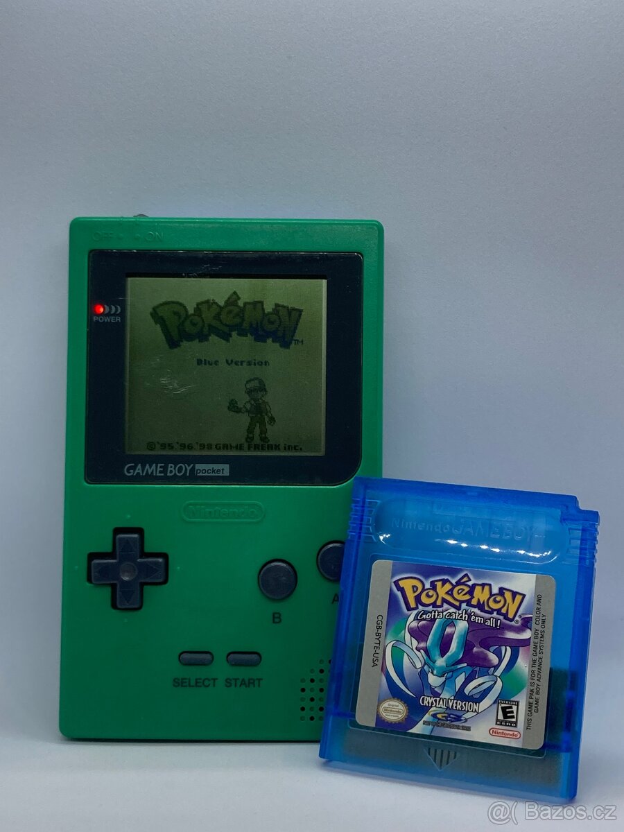 Gameboy Pocket Zelená Barva + hra