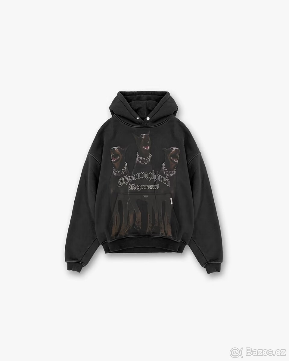 Represent Thoroughbread Hoodie Vintage Black M