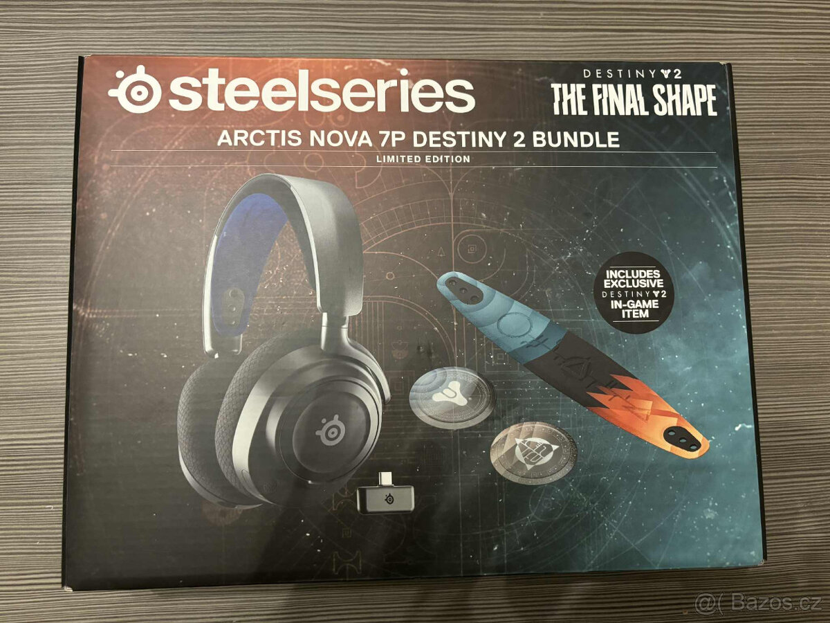 NOVÁ sluchátka SteelSeries Arctis Nova 7P Destiny 2