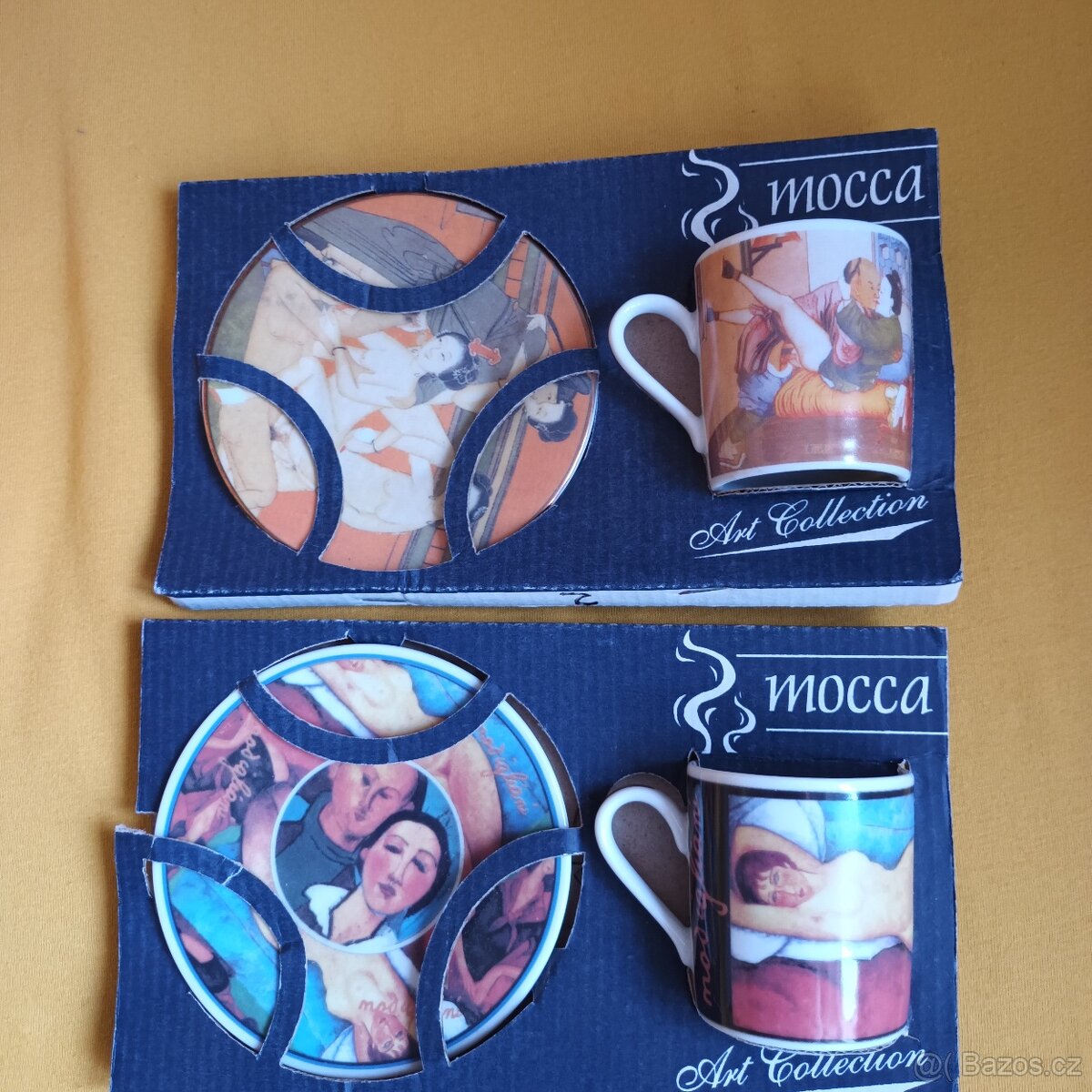 Mocca šálek s podšálkem -2ks