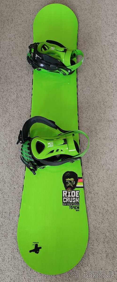 Snowboard Ride Crush + vázání Ride LX