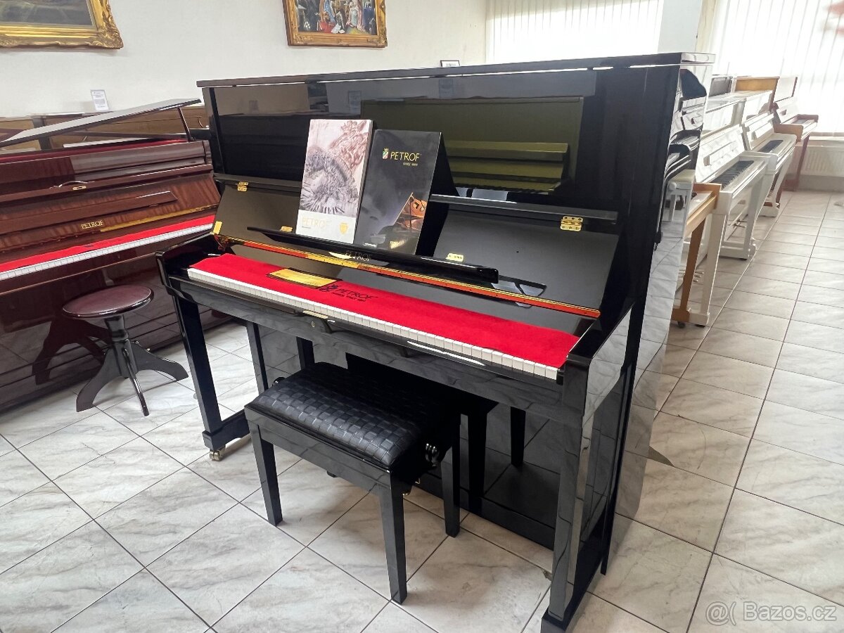 Vyšší pianino Petrof mod. 131 M1 se zárukou 5 let, PRODÁNO