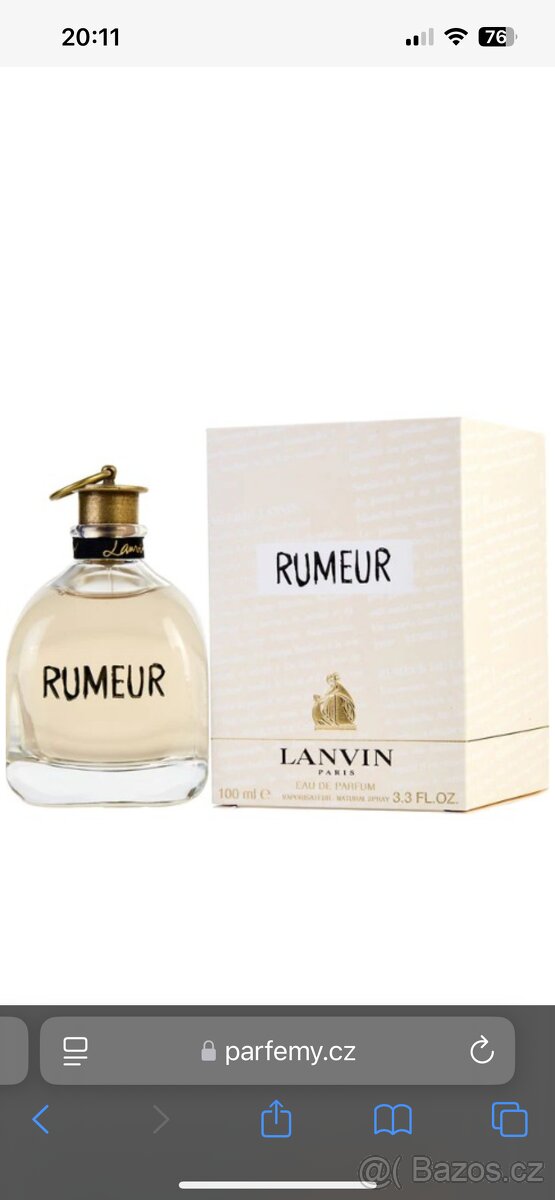 Parfém lanvin