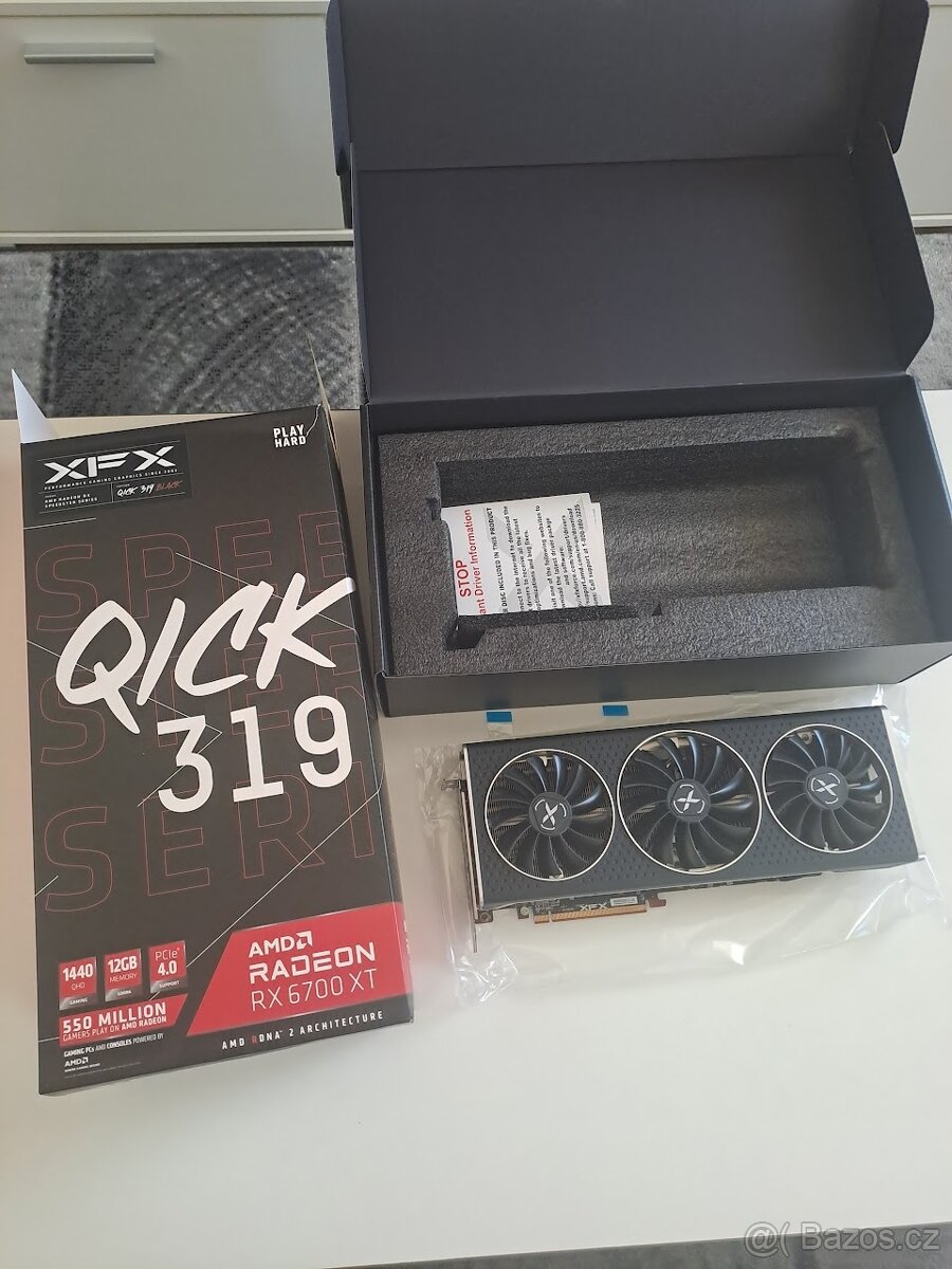 Herní Grafická karta XFX Radeon RX 6700 XT QICK 319