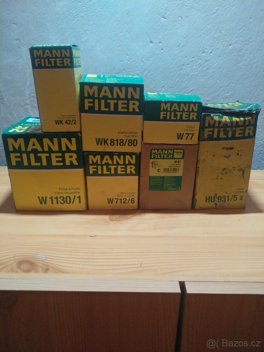 Olej,filter,mazivo,nemrznuca zmes do chladiča