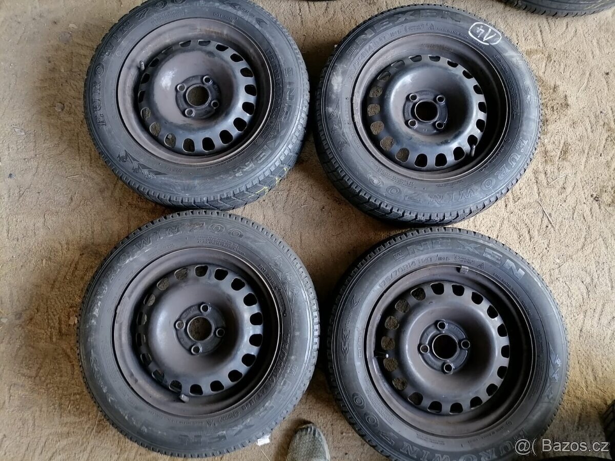 disky 4x100 R14 ET 39 OPEL CORSA ASTRA