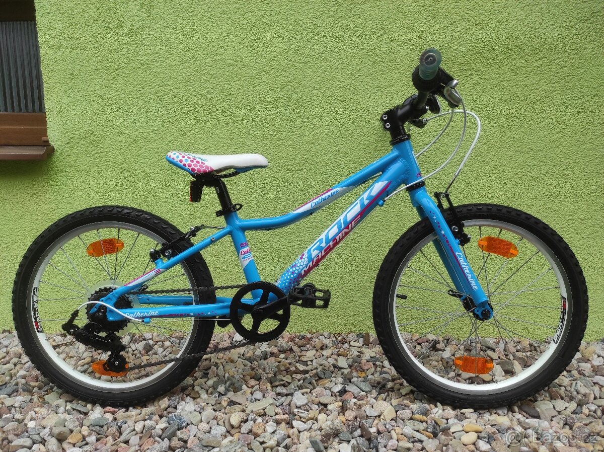 Značkové dětské kolo Rock Machine 20" (tyrkysová)