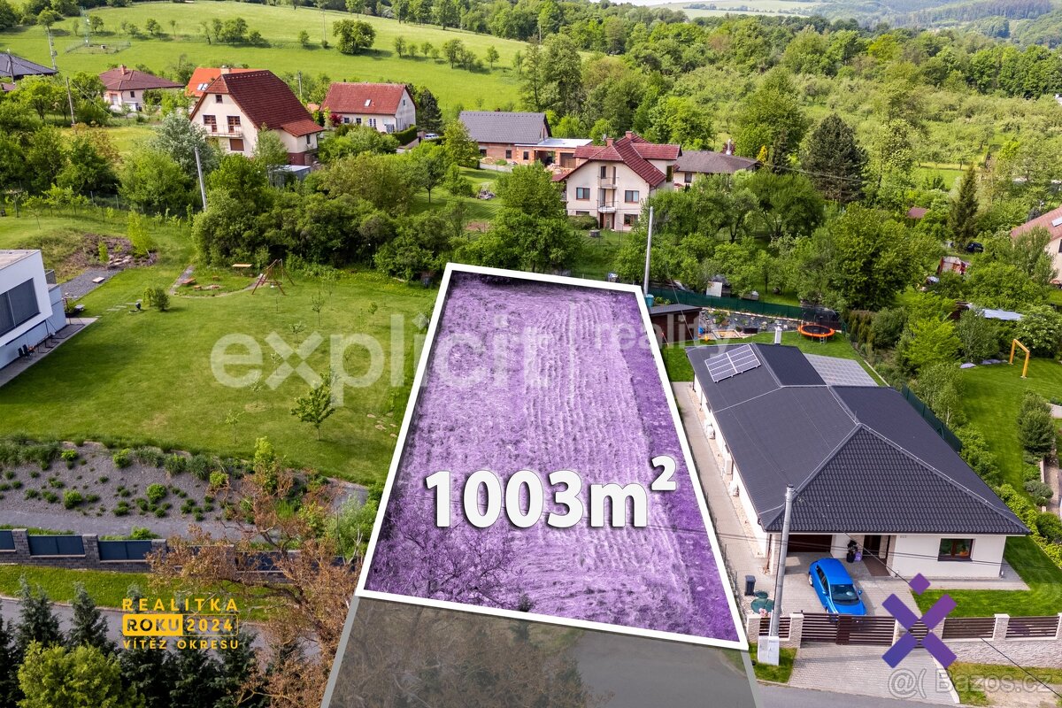 Prodej pozemku pro bydlení, 1 003 m2 - Březnice, ev.č. 02216