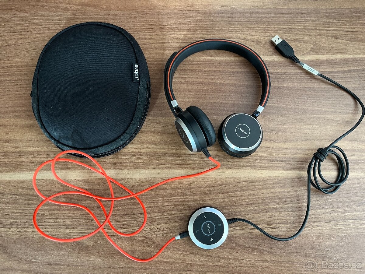 Prodám sluchátka JABRA Evolve 40 MS Stereo USB-A