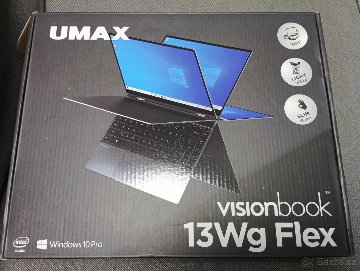 UMAX vision book 13Wg Flex na náhradní dily