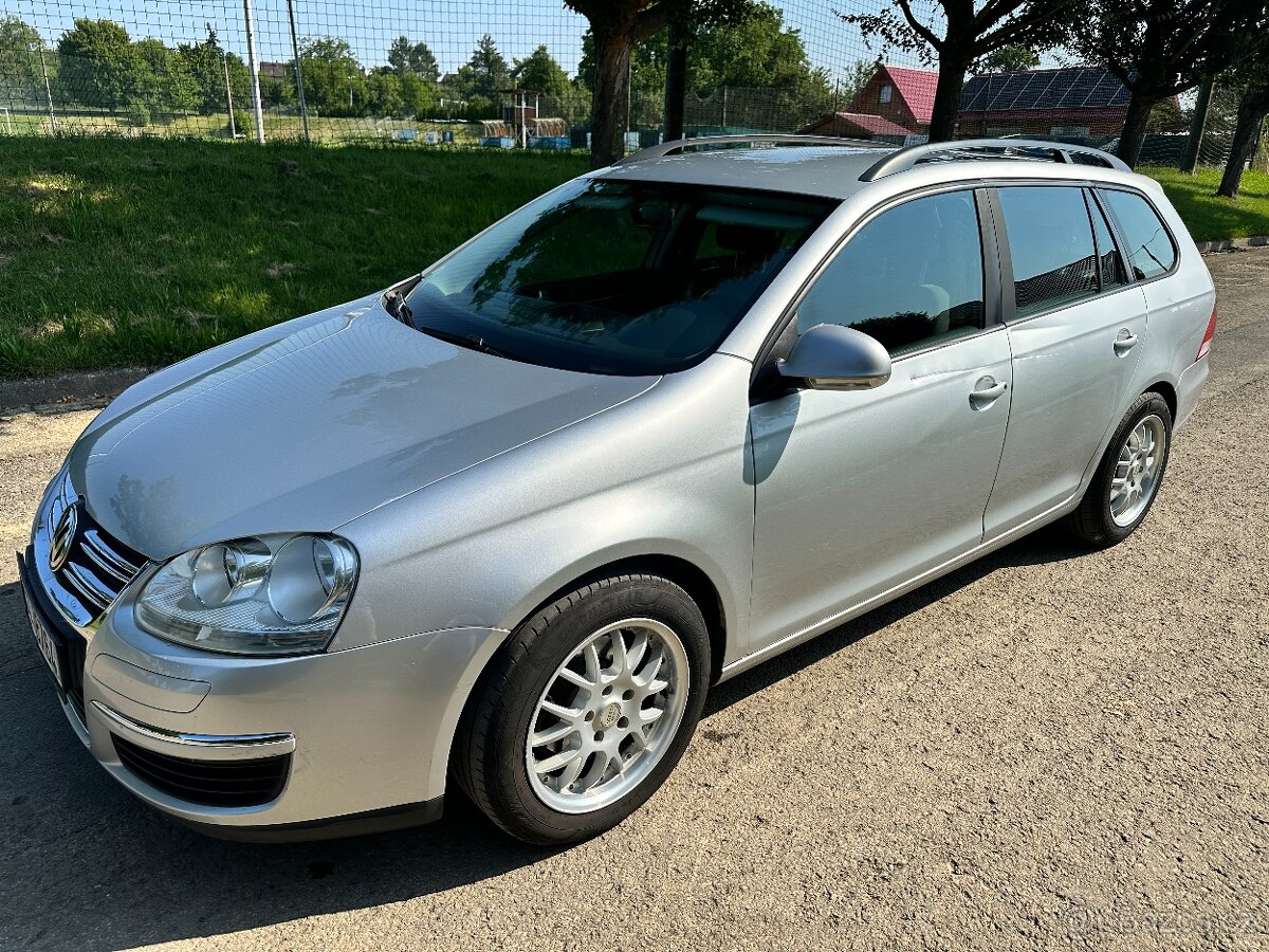 VW Golf V combi 1.9TDi 77kW 2008, klima, tažné