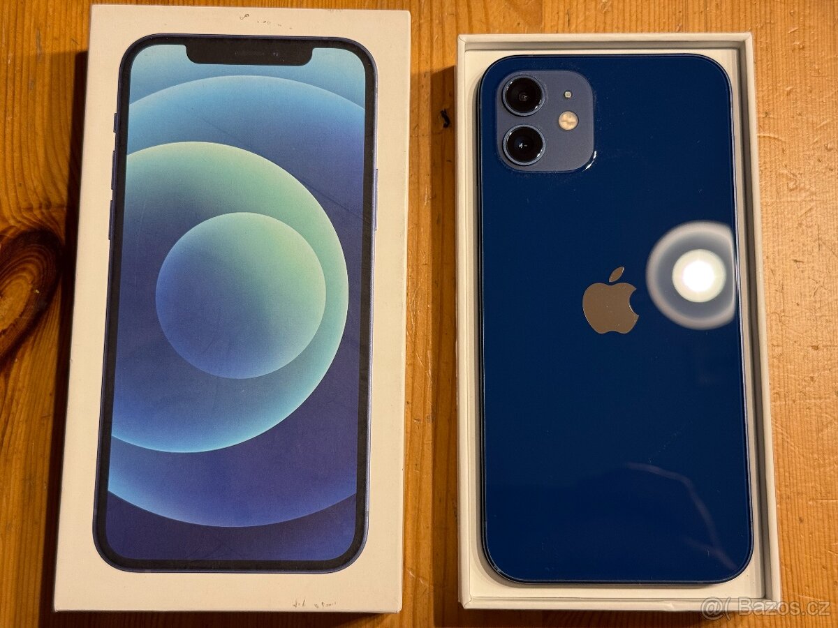 Apple iPhone 12 64GB - Blue - modrý 100% (MGJ83CN/A) DPH