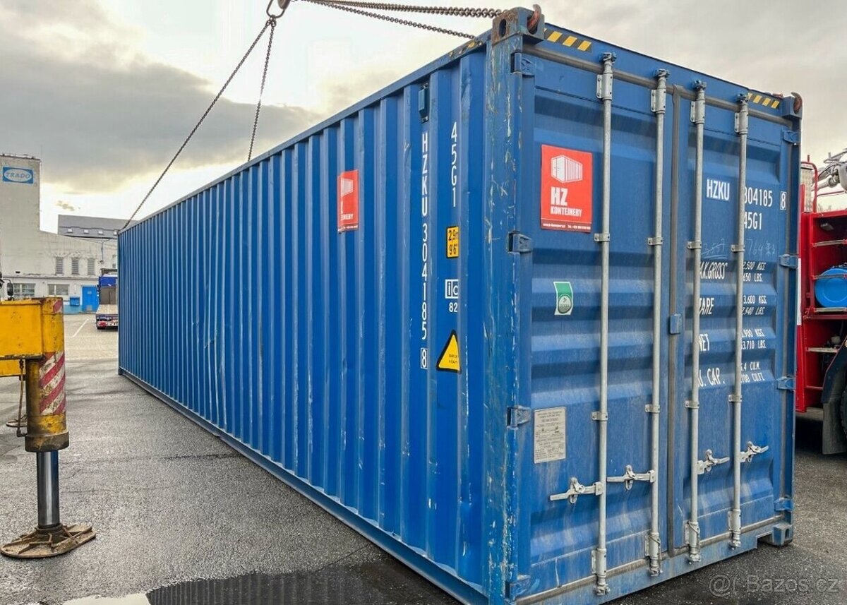 Lodní kontejner 40HC RAL 5010 DOPRAVA ZDARMA - č. 8