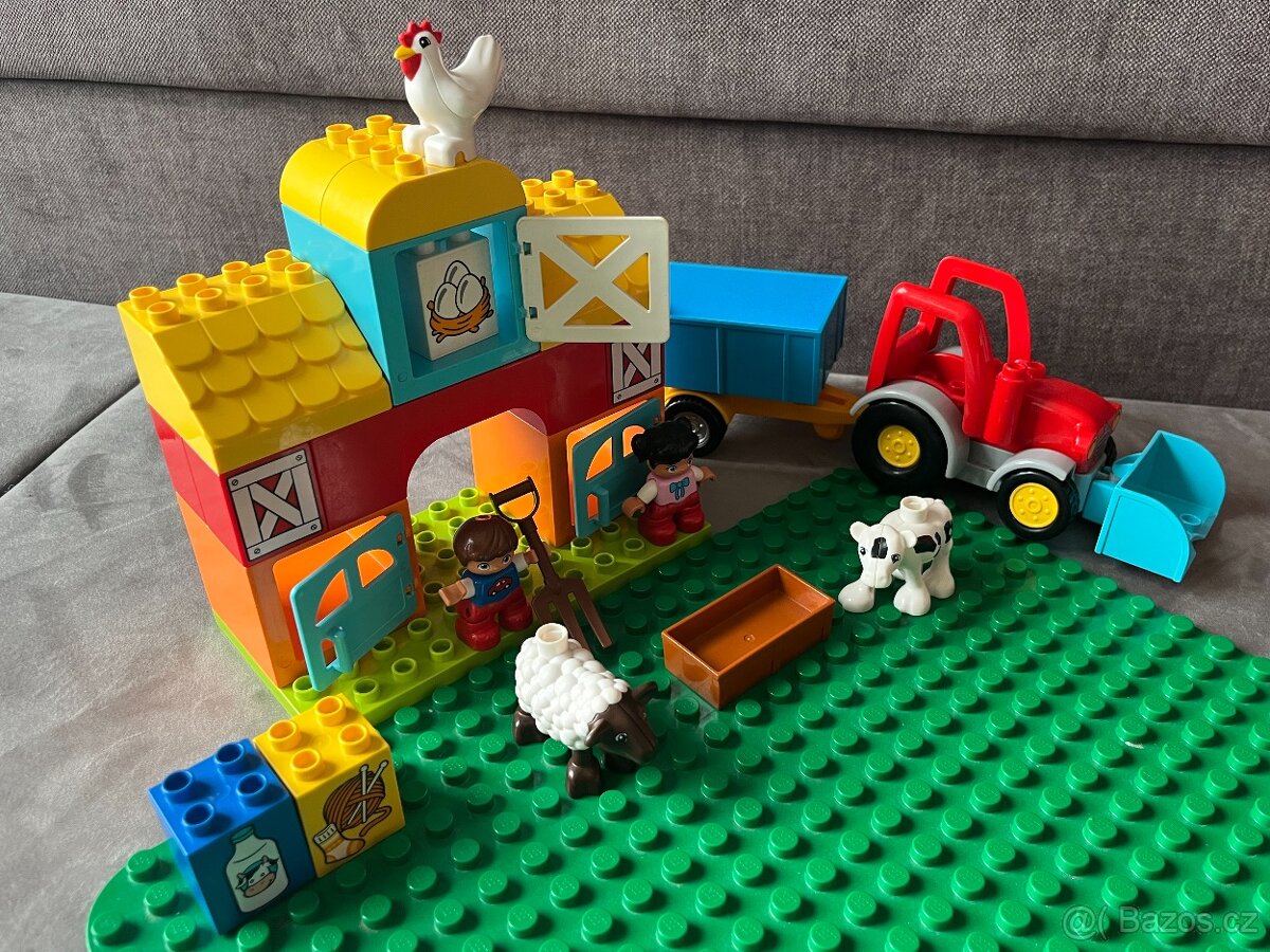 Duplo 10617 Moje první farma + traktor a deska