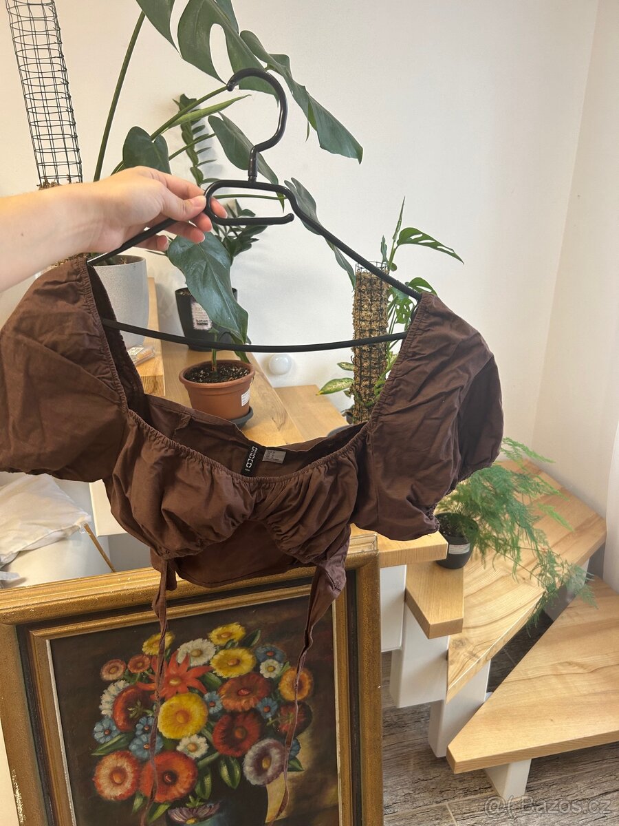 Dámský hnedý mini top