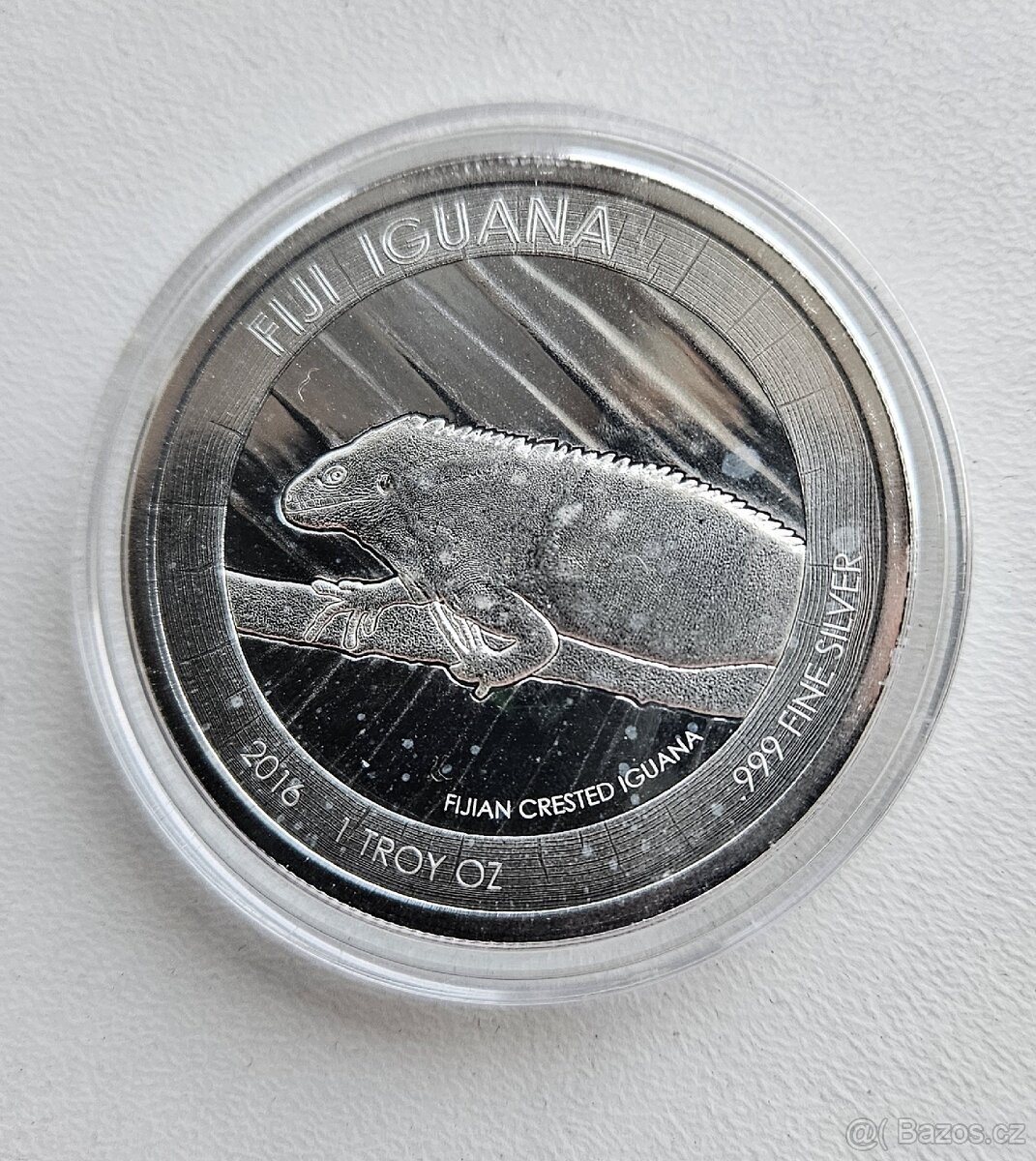 Stříbrná mince 1oz Fiji Iguana 2016