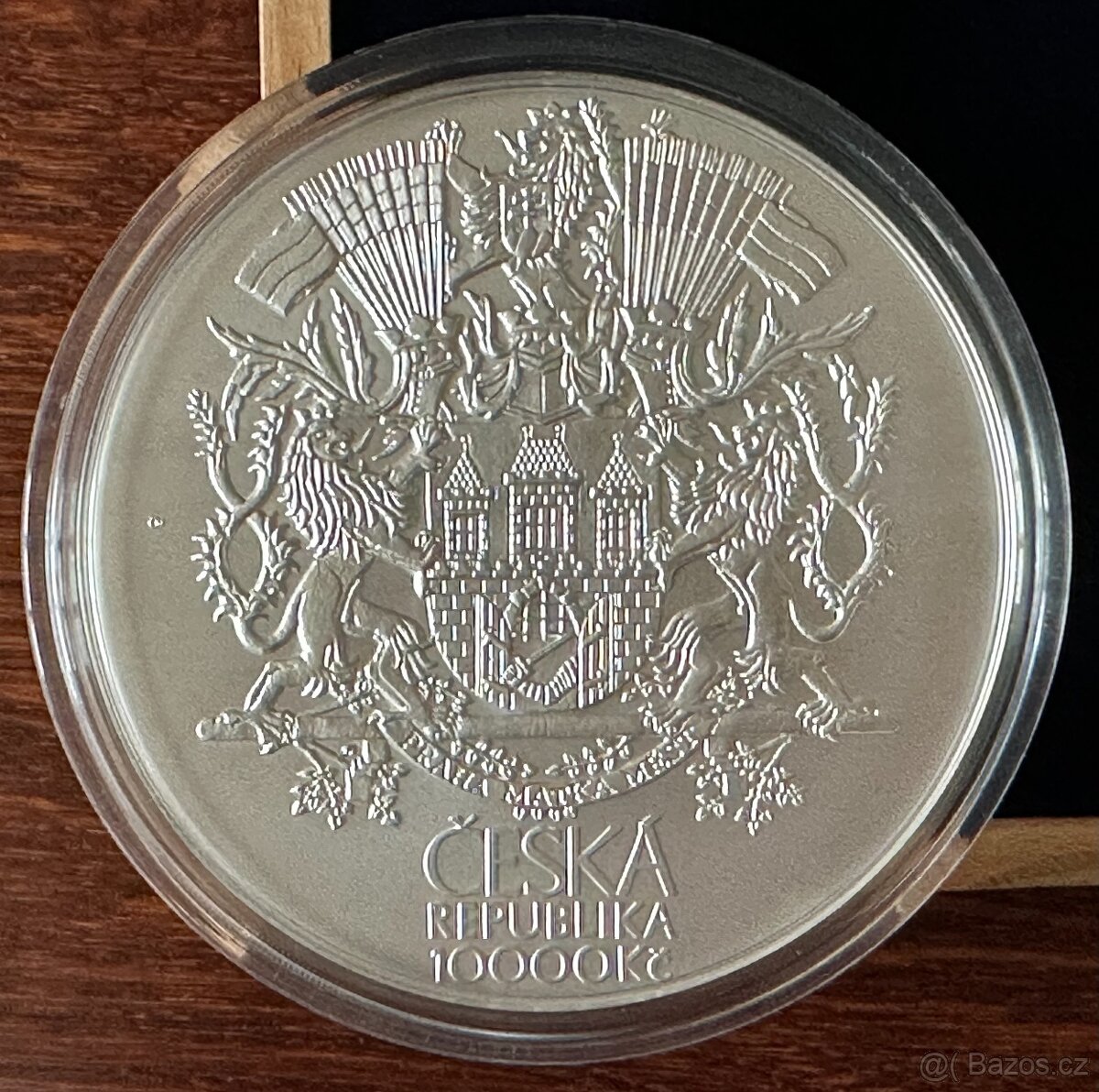 Vzácná 1 kg stříbrná mince ČNB Velká Praha 2022 BK