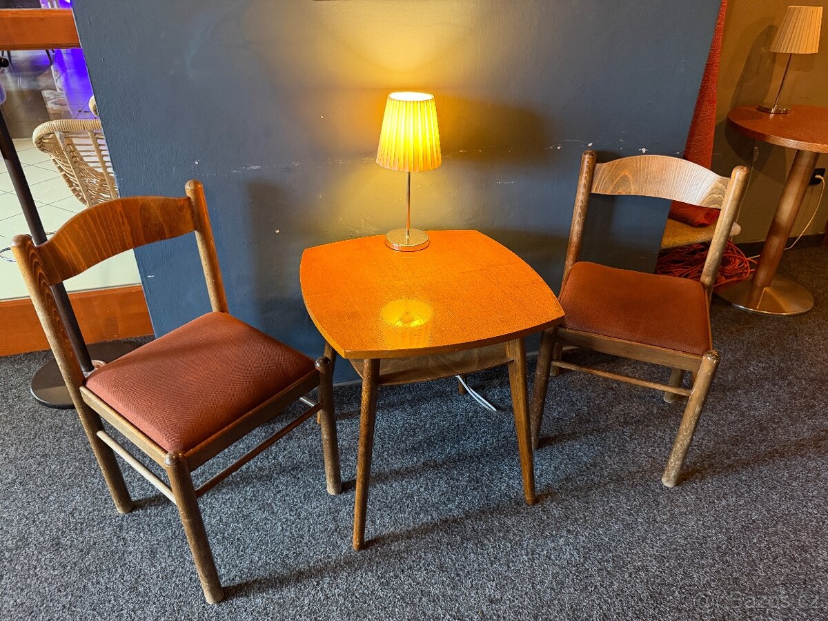 Retro židle + stůl SET 1