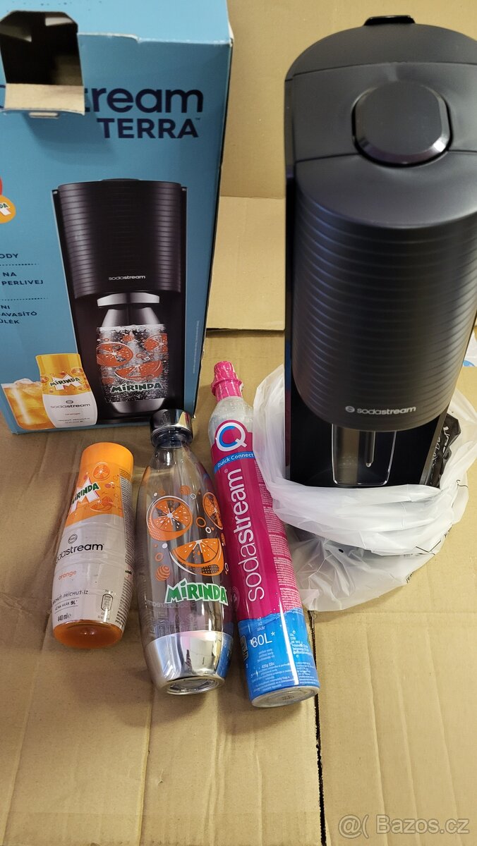SodaStream, nové,TERRA Black MIRINDA, Limited