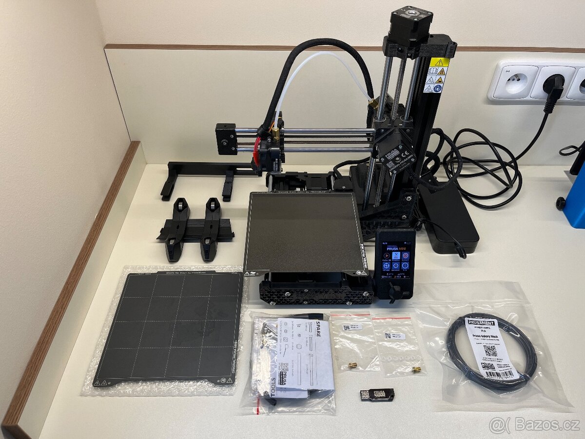 3D tiskárna Original Prusa MINI+, 2 pláty, WiFi, fil. senzor