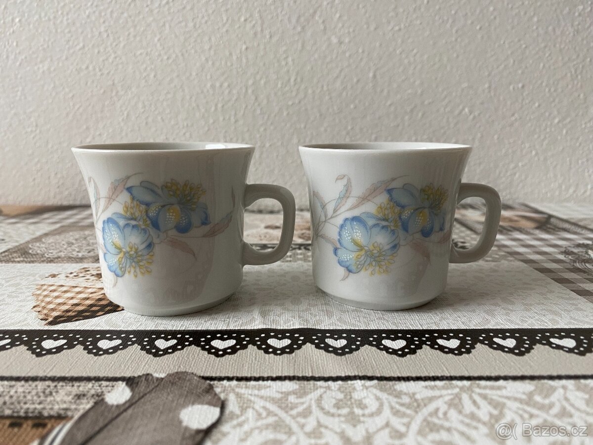 Nové raritní malé retro hrnky Thun Czechoslovakia - 100 ml