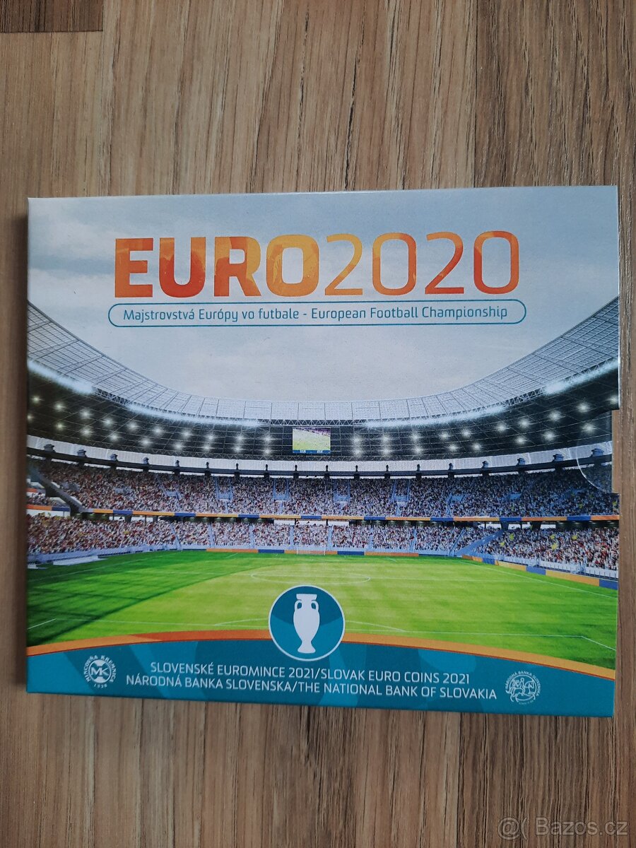 SADA SLOVENSKÝCH MINCÍ 2021 ME ve fotbale 2020