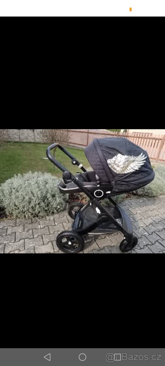 Kočárek, dvojkombinace Stokke Trailz